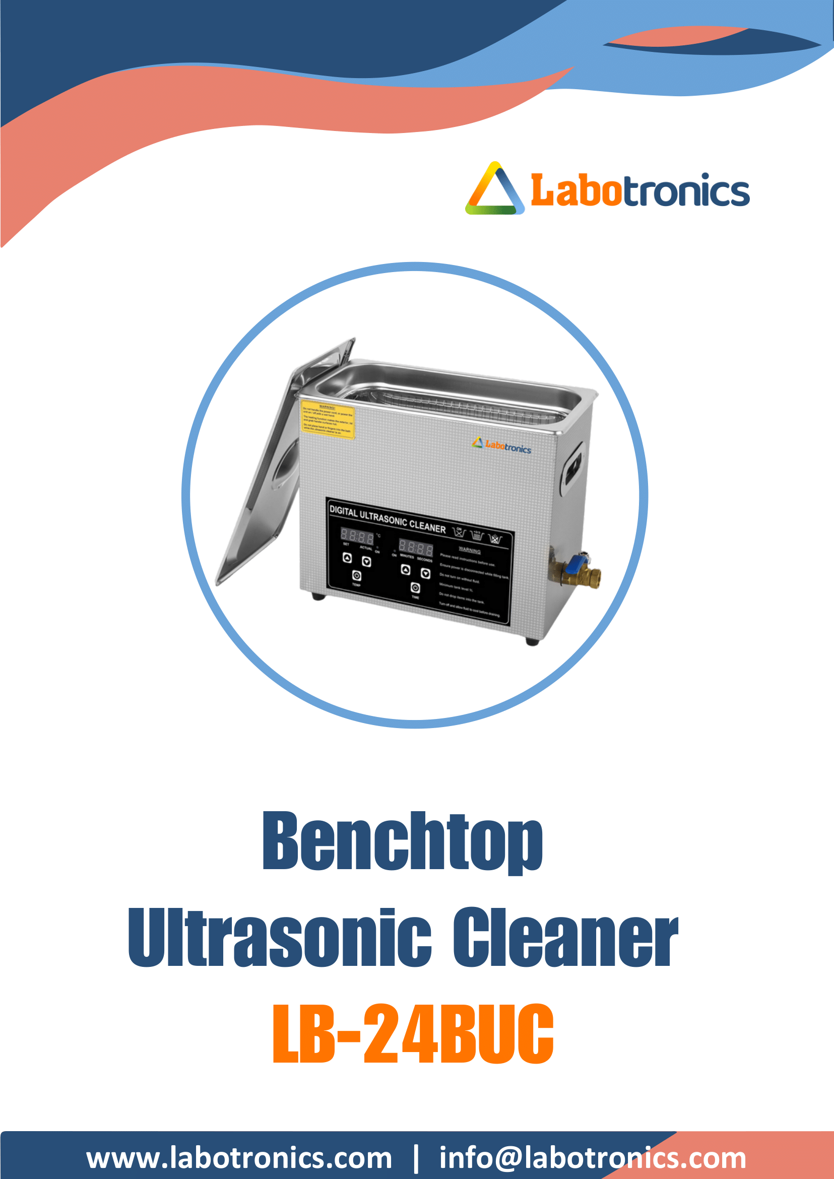 Benchtop Ultrasonic Cleaner LB-24BUC
