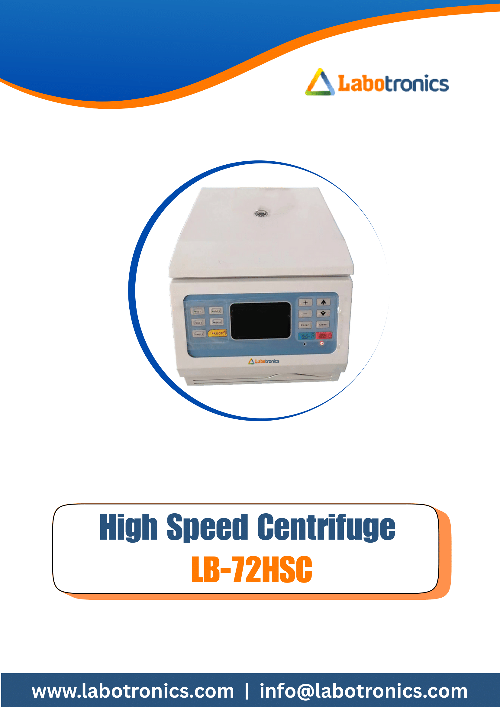 High Speed Centrifuge LB-72HSC