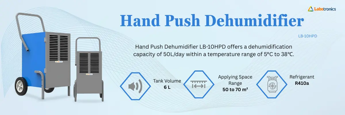 Hand Push Dehumidifier LB-10HPD Banner