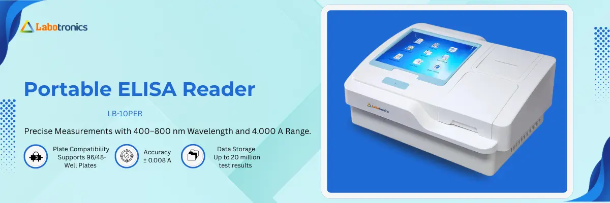 Portable ELISA Reader LB-10PER Product Banner 