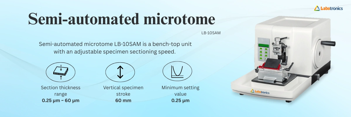 Semi-automated Microtome LB-10SAM Banner