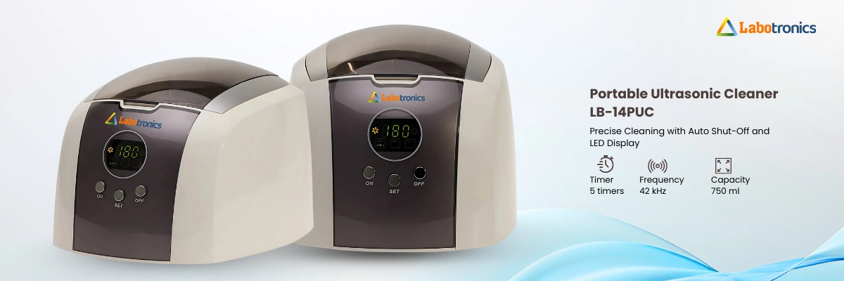 Portable Ultrasonic Cleaner LB-14PUC Banner