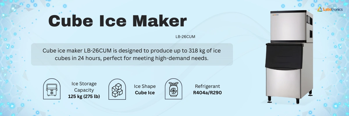 Cube Ice Maker LB-26CUM Banner